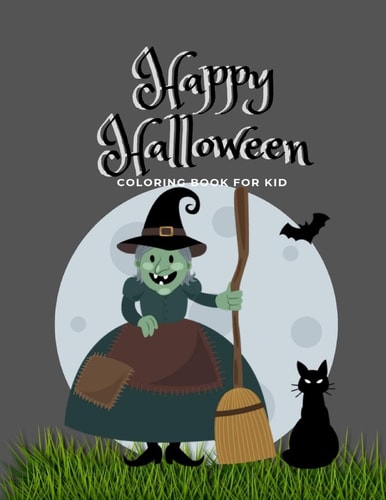 Happy Halloween Coloring Book for Kid