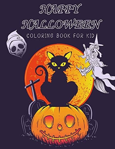 Happy Halloween Colorin Book for Kid