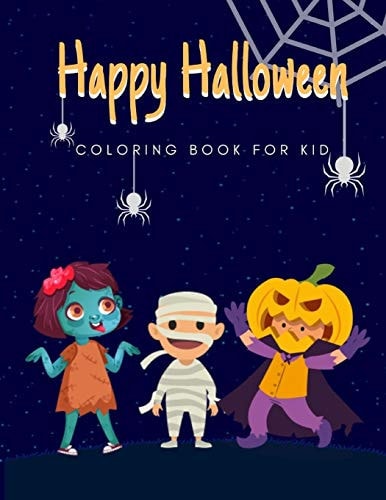 Happy Halloween Coloring Book for Kid
