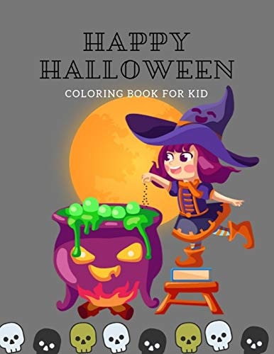 Happy Halloween Coloring Book for Kid