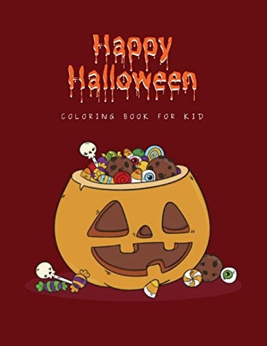 Happy Halloween Coloring Book for Kid