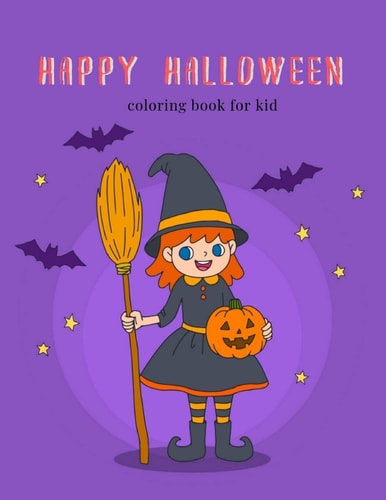 Happy Halloween Coloring Book for Kid
