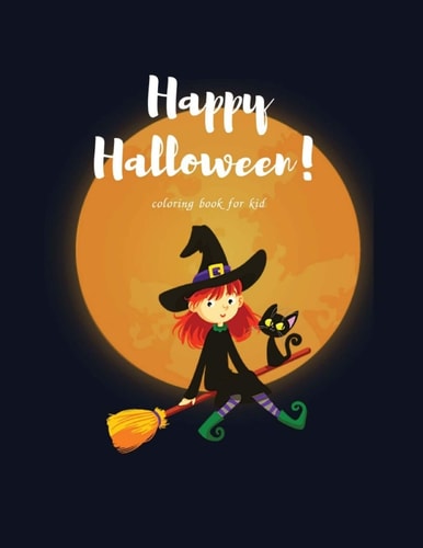 Happy Halloween Coloring Book for Kid