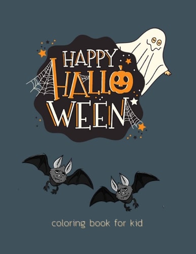 Happy Halloween Coloring Book for Kid