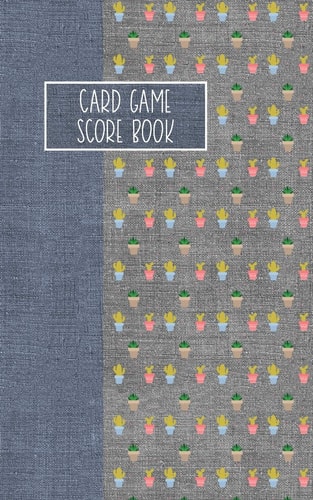 Card Game Score Book For Tracking Your Favorite Games - Catcus