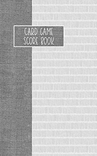 Card Game Score Book For Tracking Your Favorite Games - Grey