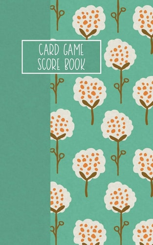 Card Game Score Book For Tracking Your Favorite Games - Trees