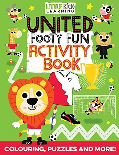 United Footy Fun Activity Book For 3-7 Year Olds