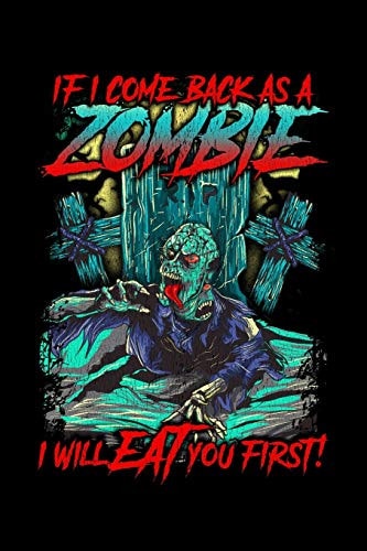 If i Came Back as a Zombie KALENDER 2020/2021 Mit Monatsplaner/Wochenansicht Mit Notizen und Aufgaben Feld! Für Neujahresvorsätze Halloween Horrorfilm, Kino, Fans A5 (6x9 Inch) 136 Seiten I Monatsplaner I Geschenk Für Horror Grusel Zombie