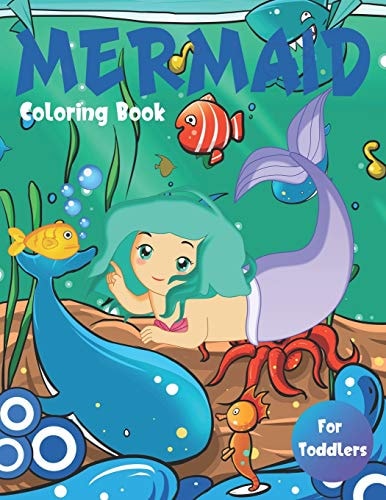 Mermaid Coloring Book For Toddlers Cute Nautical Themed Color, Dot to Dot, and Word Search Puzzles Provide Hours of Fun For Creative Young Kids