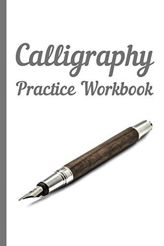Calligraphy Practice Workbook 6x9 50 Paged Calligraphy Practice Notebook Exercise Book - 25 Pages of Slant Grid and 25 Pages for Calligraphy Design Patterns for Practice