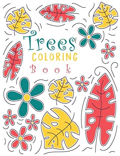Trees Coloring Book Adults Relaxation Creative Haven Beautiful Trees Coloring Book (Creative Haven Coloring Books) 8. 5x11