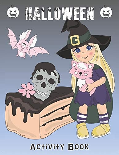 Halloween Activity Book Coloring, Mazes, Sudoku, Learn to Draw and More for Kids 4-8 Yr Olds