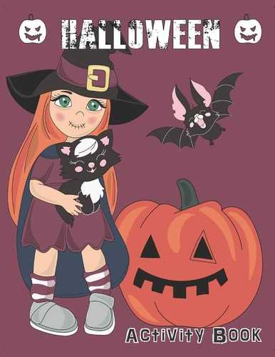 Halloween Activity Book Coloring, Mazes, Sudoku, Learn to Draw and More for Kids 4-8 Yr Olds
