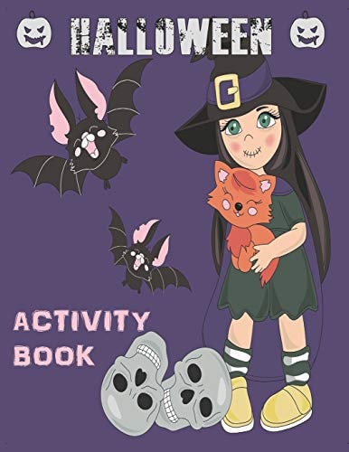 Halloween Activity Book Coloring, Mazes, Sudoku, Learn to Draw and More for Kids 4-8 Yr Olds