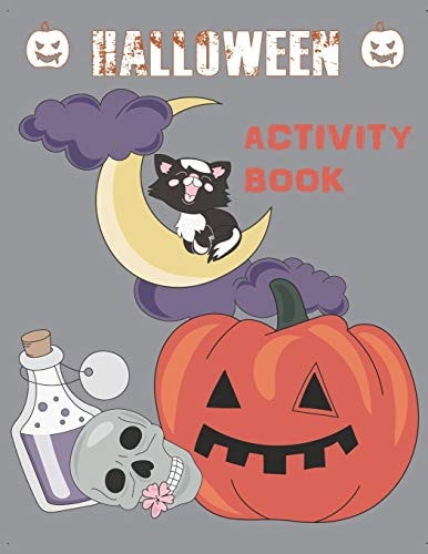Halloween Activity Book Coloring, Mazes, Sudoku, Learn to Draw and More for Kids 4-8 Yr Olds