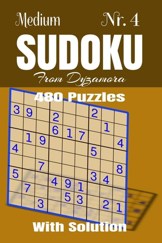 Medium Sudoku Nr. 4 480 Puzzles with Solution
