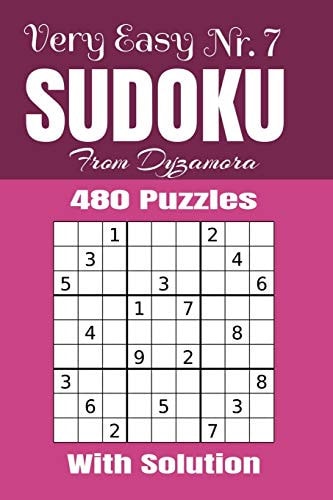 Very Easy Sudoku Nr. 7 480 Puzzles with Solution