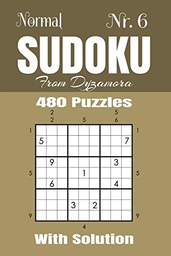 Normal Sudoku Nr. 6 480 Puzzles with Solution