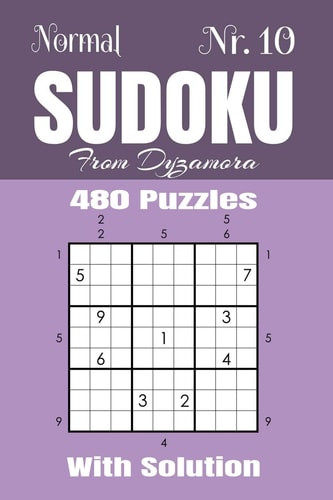 Normal Sudoku Nr. 10 480 Puzzles with Solution