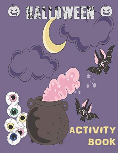 Halloween Activity Book Coloring, Mazes, Sudoku, Learn to Draw and More for Kids 4-8 Yr Olds