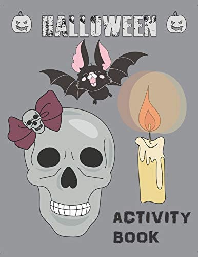 Halloween Activity Book Coloring, Mazes, Sudoku, Learn to Draw and More for Kids 4-8 Yr Olds