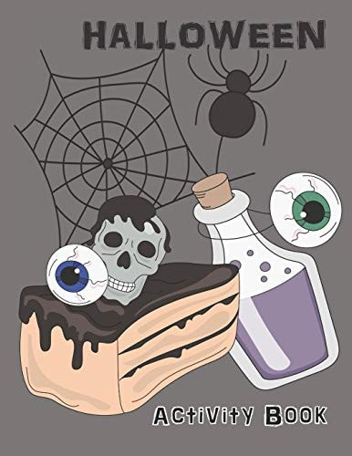Halloween Activity Book Coloring, Mazes, Sudoku, Learn to Draw and More for Kids 4-8 Yr Olds