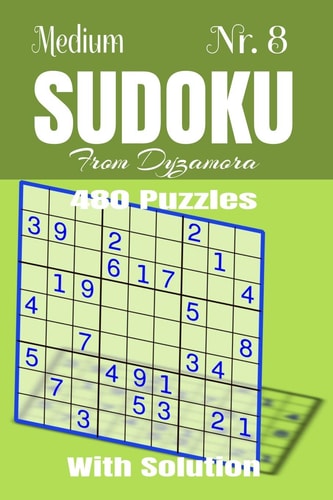Medium Sudoku Nr. 8 480 Puzzles with Solution