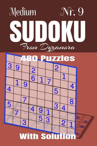 Medium Sudoku Nr. 9 480 Puzzles with Solution