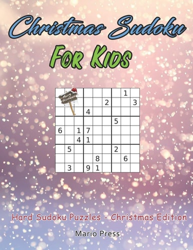 Christmas Sudoku For Kids Hard Sudoku Puzzles - Christmas Edition