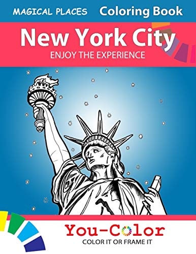New York City Enjoy the Experience Magical Places Coloring Book