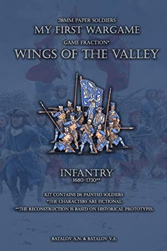 Wings of the Valley. Infantry 1680-1730 28mm Paper Soldiers