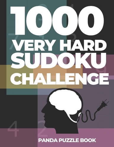 1000 Very Hard Sudoku Challenge Brain Games for Adults - Logic Games For Adults