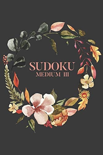 Sudoku Medium III 100 Medium Sudoku Puzzles, 6x9 Travel Size, Great Gift for Sudoku Lover, Holiday Gift for Puzzle Addict