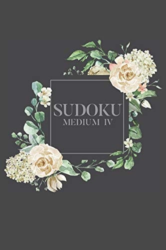 Sudoku Medium IV 100 Medium Sudoku Puzzles, 6x9 Travel Size, Great Gift, Perfect Stocking Stuffer, Puzzle Gift for Gift Basket