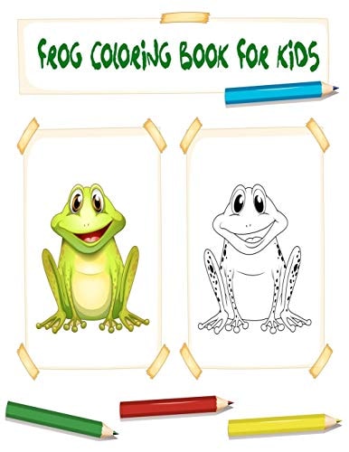 Frog Coloring Book for Kids