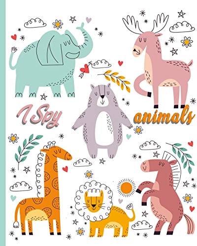 I Spy Animals I Spy Book Ages 3-7 i Spy Book Level 2 Size = 8 Inch ×10 Inch