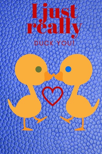 I Just Really Duck You! Sweetest Day, Valentine's Day, Anniversary, Or Just Because Gift