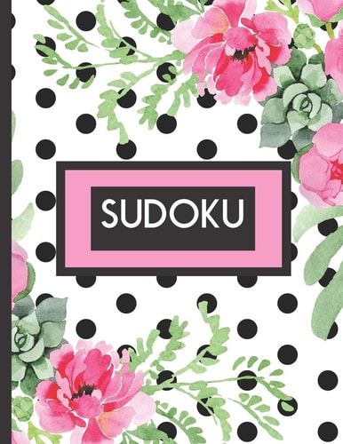 Sudoku Beautiful Large Print Sudoku Puzzle Book for Women