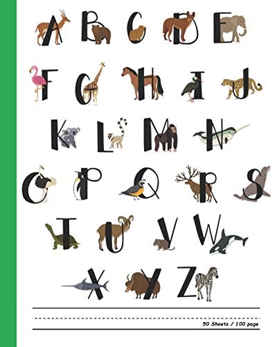 Zoo Animal a to Z Words for Kids Practice Letter Alphabet Book, Early Learning, Age 1-3, Easy, Funny, Cute, Practice, Activity, Game, Amazing, Fantastic