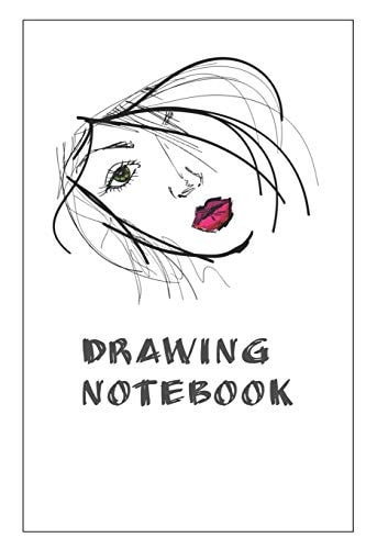 Drawing Notebook Notebook With Matte Cover 6x9 With 120 Completely White Pages For Drawing, Coloring And Taking Notes