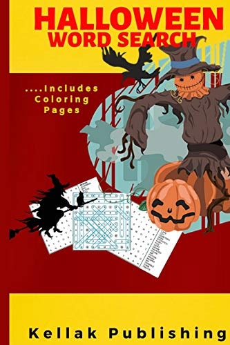 Halloween Word Search Halloween Word Search Puzzle Book| Halloween Coloring Book Pages for Older Kids| Halloween Gifts for Kids and Adult (Gag Gift)