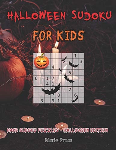 Halloween Sudoku For Kids Hard Sudoku Puzzles - Halloween Edition