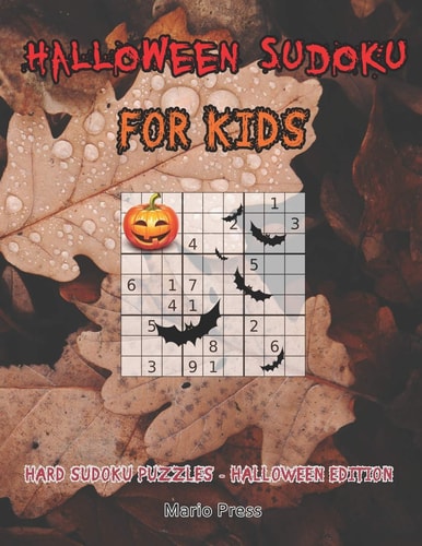 Halloween Sudoku For Kids Hard Sudoku Puzzles - Halloween Edition