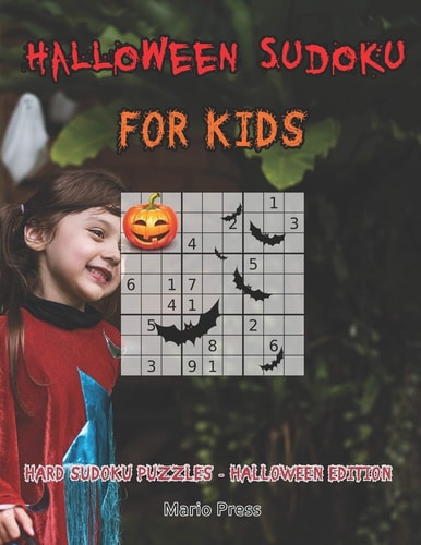 Halloween Sudoku For Kids Hard Sudoku Puzzles - Halloween Edition