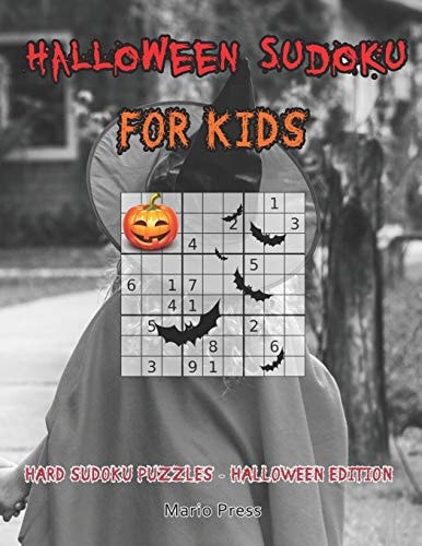 Halloween Sudoku For Kids Hard Sudoku Puzzles - Halloween Edition