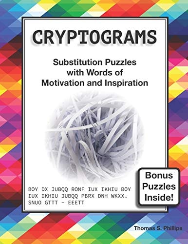 Cryptograms Substitution Puzzles with Words of Motivation and Inspiration