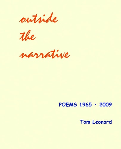 Outside the Narrative Poems 1965 - 2009