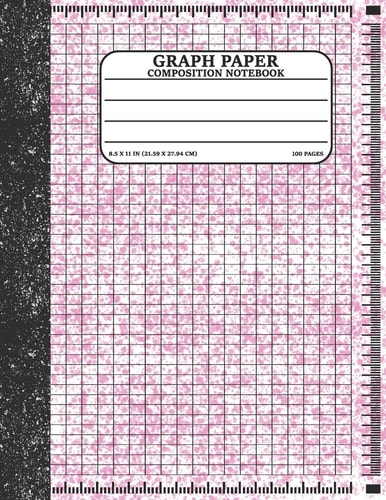 Graph Paper Composition Notebook Math and Science Lover Graph Paper Cover Watercolor (Quad Ruled 4 Squares Per Inch, 100 Pages) Birthday Gifts For Math Lover Teacher, Student Notebook