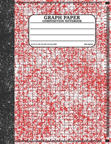 Graph Paper Composition Notebook Math and Science Lover Graph Paper Cover Watercolor (Quad Ruled 4 Squares Per Inch, 100 Pages) Birthday Gifts For Math Lover Teacher, Student Notebook